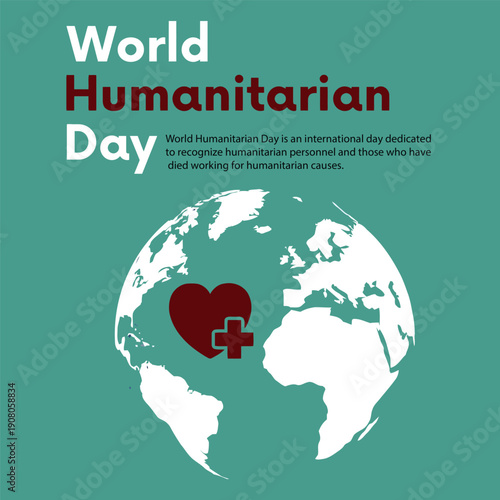 Commemorating world humanitarian day dedicated to honoring dedicated personnel providing aid and support across the globe for critical international causes