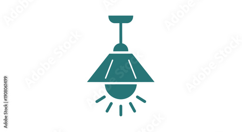 Ceiling Hanging Lamp Light Icon