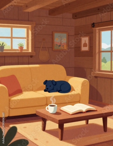 Winter Silence Inside the Cabin