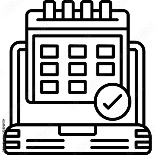 Online Scheduling Icon