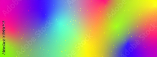 Abstract neon gradient background in Y2K style with  grain texture and smooth color transitions. Retro-futuristic aesthetic. Soft noise texture