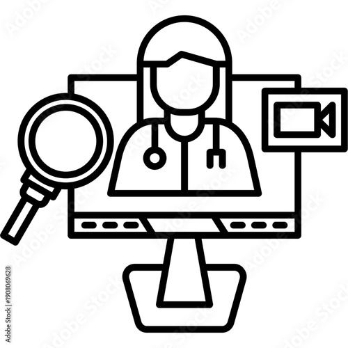 Video Diagnosis Icon
