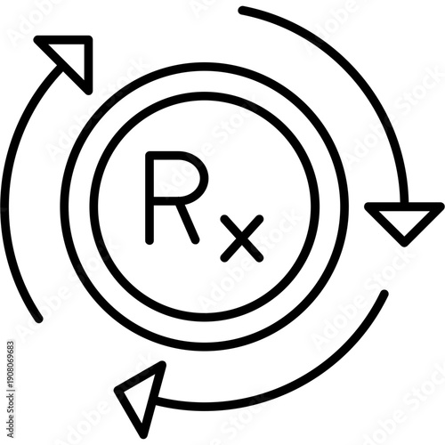Prescription Renewal Icon