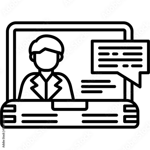 Virtual Consultation Icon