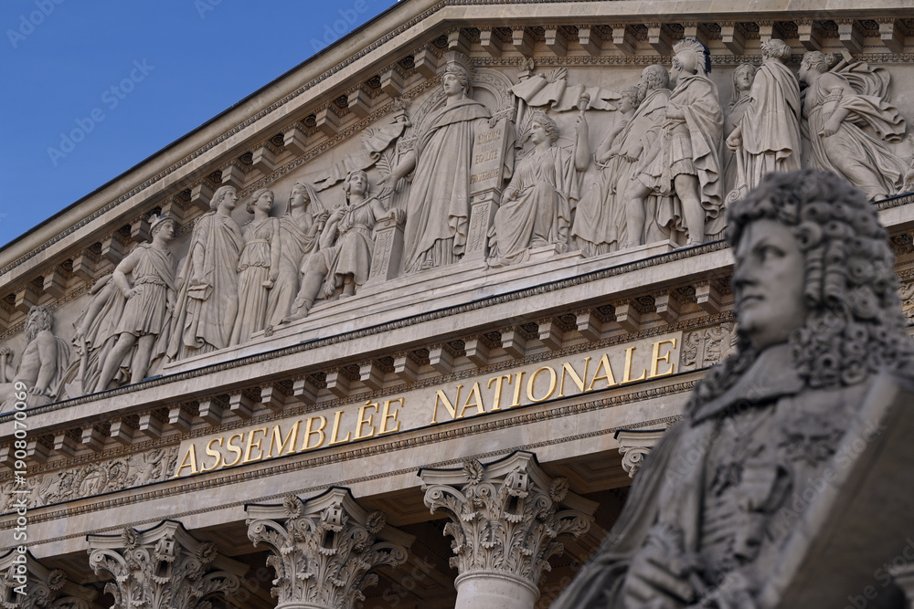 Fototapeta premium Bâtiment de l'assemblée nationale à Paris