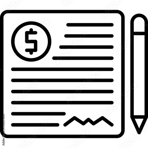 Business Contract Icon