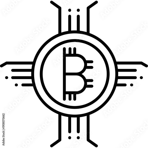 Digital Coin Icon