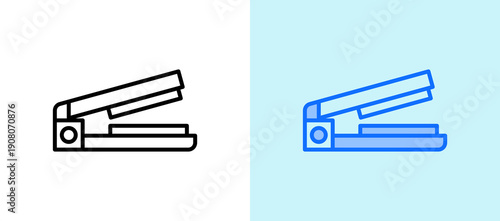 Curler whiteblue icon