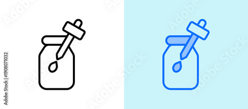 Body Oil whiteblue icon