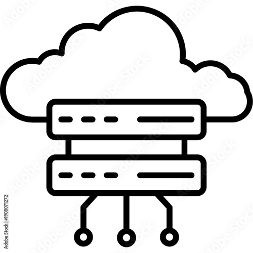 Cloud Server Icon