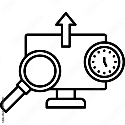 Uptime Analysis Icon