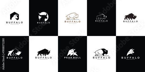 Buffalo Logo Vector Collection  Perfect for ranch brands