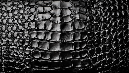 black crocodile skin pattern texture background