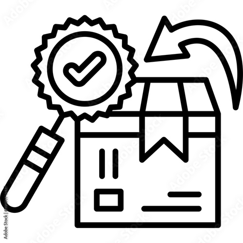 Return Quality-Check Icon