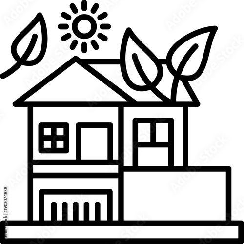 Eco Dwelling Icon