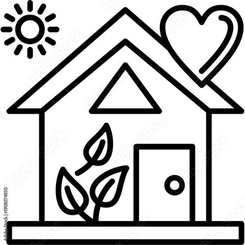 Eco Shelter Icon