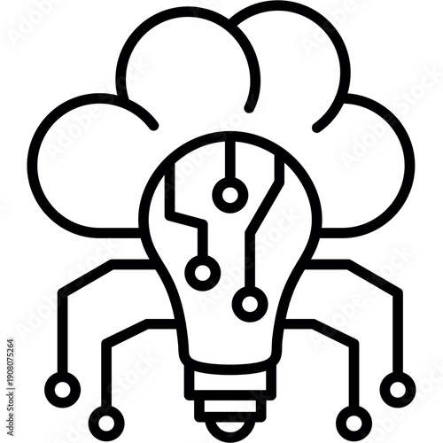 Cloud Intelligence Icon