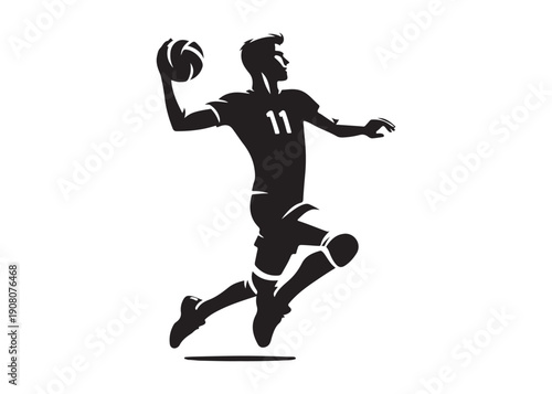 volleyball player logo silhouette vector, volleyball player jumping silhouette vector illustration, playing volleyball logo silhouette vector, volleyball sportsman logo vector silhouette logo