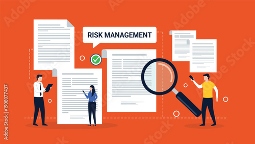 Mobile banking and finance application interface on a smartphone screen surrounded by piggy bank and credit cards.