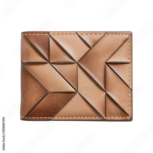 Wallet Made of Leather With Simple Design and Tan Color for Everyday Use