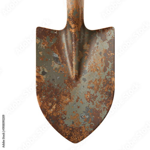 Shovel With Metal Blade and Wooden Handle for Gardening and Landscaping Work