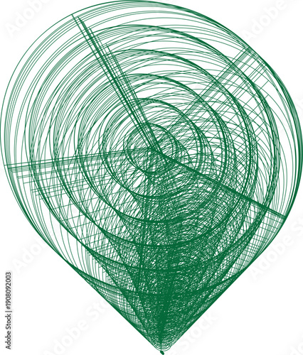 abstract 3d rendered illustration