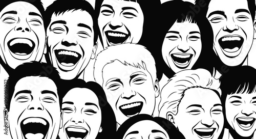 Group of People Laughing Together 1.