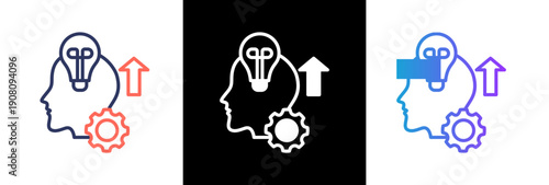 Skill Development lineblackgrad icon