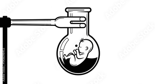 vector illustration of oil pump