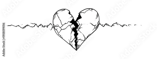 vector illustration of an abstract background with heart