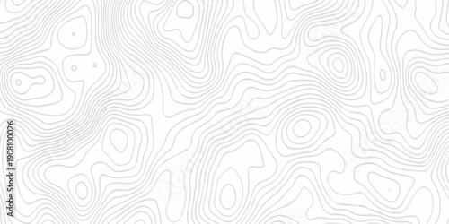 Black and white lines seamless Topographic map patterns, topography line map. Vintage outdoors style. The stylized height of the topographic map contour in lines and contours isolated on transparent.