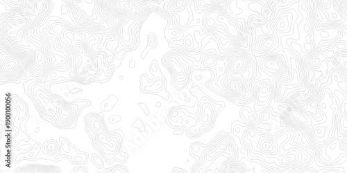 Black and white lines seamless Topographic map patterns, topography line map. Vintage outdoors style. The stylized height of the topographic map contour in lines and contours isolated on transparent.