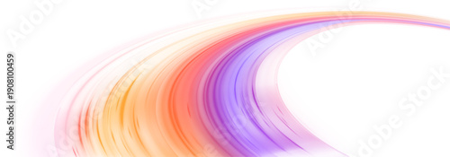 Glowing neon laser speed lines stream through city road highway traffic. Light motion wave builds futuristic energy trail and clear direction with color glow. Illustration png vector.