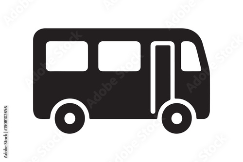 school bus isolated on white