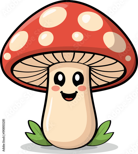 The merry mushroom fly agaric