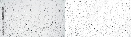 Water drops glass showing random water drops white overlay PNG transparent abstract background