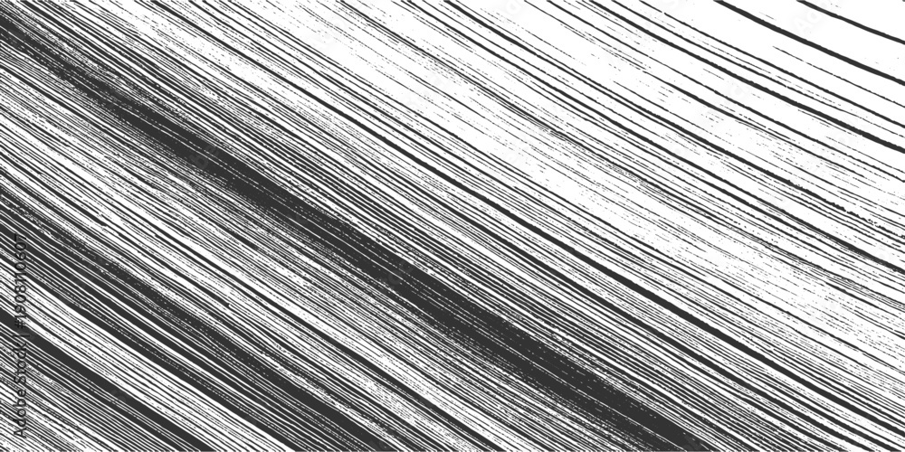 Obraz premium Black and white diagonal textured background with rough linear pattern abstract
