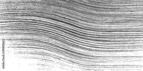 Black and white textured background with wavy horizontal lines and subtle grain abstract