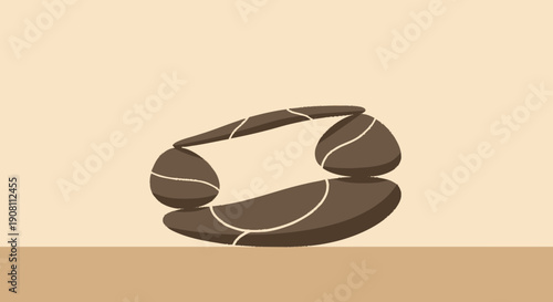 Dark Chocolate Truffle with White Icing Lines.