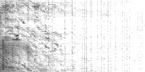 Black and white textured background with horizontal and vertical lines and scattered dots abstract grunge