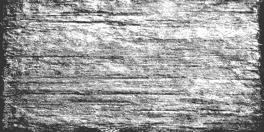 Obraz premium Black and white textured horizontal lines with rough edges and grainy detail grunge