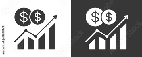 Sales Icon Set Vector Collection Isolated In Black And White