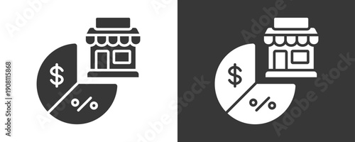 Segmentation Icon Set Vector Collection Isolated In Black And White