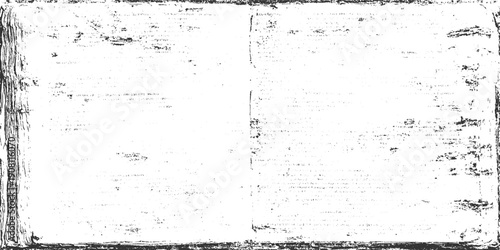 Aged distressed open book pages with faint text and textured edges