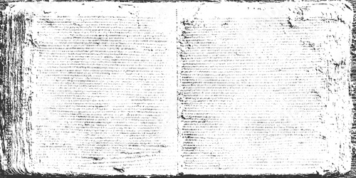 Ancient manuscript pages with textured grunge overlay and visible text writing