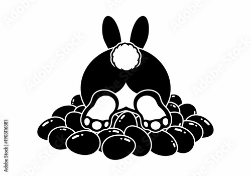  Easter Bunny Egg Pile.eps