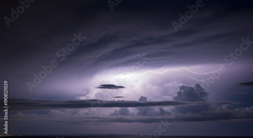 a large cloud in the sky