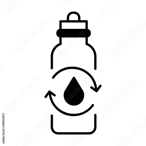 Water bottle refill