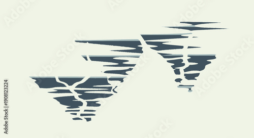 Torn Paper Edge with Ripped Corners.