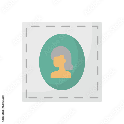 Visa Stamp Vector Icon which can easily modify or edit